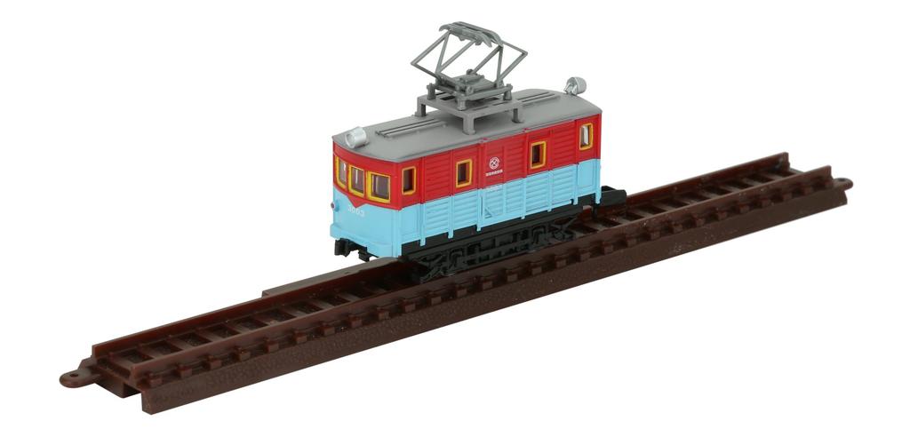 Tomytec GeoColle Railway Collection Akita Chuo Kotsu Tram Line Two-Tone New Paint Scheme 2-Car Set Diorama Supplies (Limited Production for