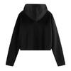 European and American spring and autumn winter hooded casual solid color street warm women's sportswear