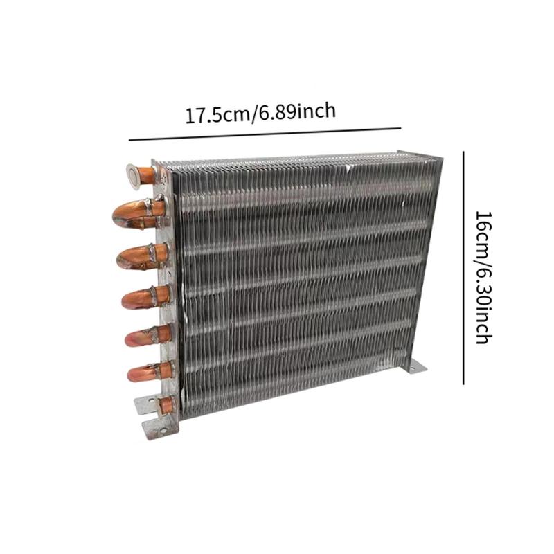 Kühlschrank Verflüssiger Luftgekühlt Radiator Kompressoren Kompakte Ausrüstung DIY Einfach zu Installieren Schalenloser Gefrierschrank Verflüssiger