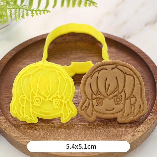 Cartoon Dämon Cutter Form Slayer Figur Cookie Pressen Figur 3D Backen Geschenk