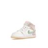 Air Jordan 1 Mid SE PS Lody Dziecięce Sneakersy Biały Arctic-Punch Blady-Waniliowy DD1667-100