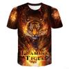 2020 New Tiger 3D T Shirt Men Women Children Summer Fashion Short Sleeve Printed Animal T-Shirt Cool Tops Tees Boy Girl Clothing
