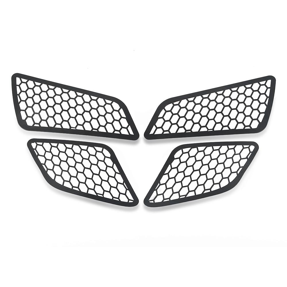 

Motorcycle Front Rear Turn Signal Light Indicator Case Net Cover For GTS 125 250 300 All Years Headlight Cover Guard GTS125 250 чёрный