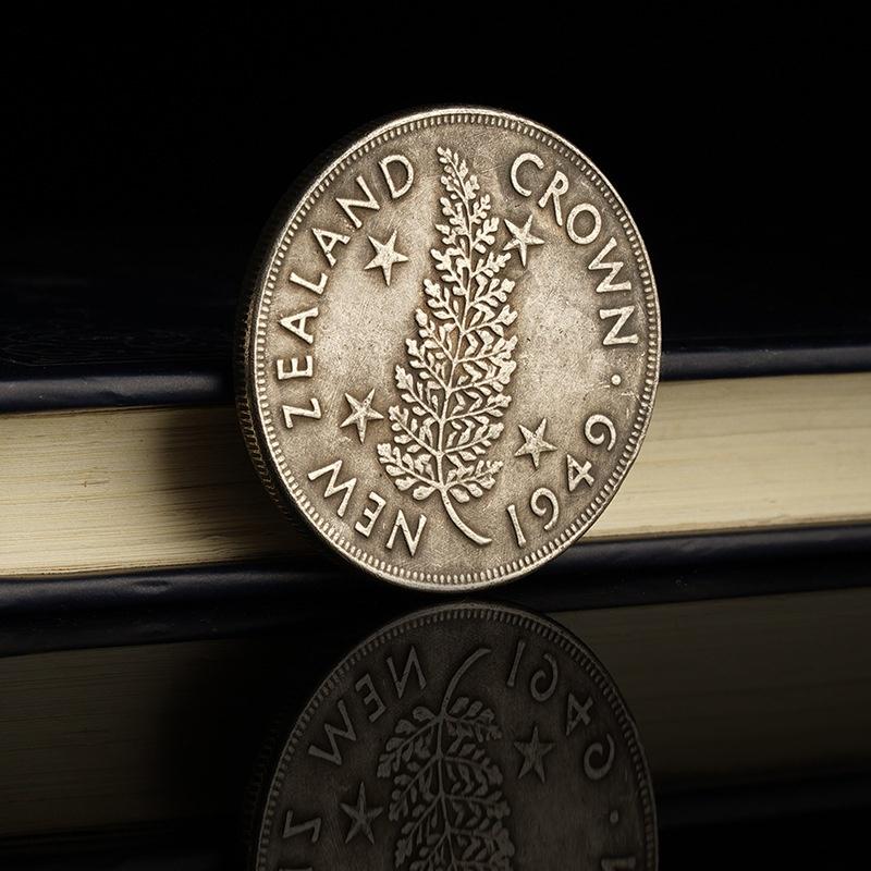 1949 George VI  Zealand Crown Coin Commemorative British Coins Antique Coins