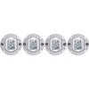 4 Pcs LED Boat Light 12V Round Marine Lamp LED Transom Mount Light for Boat Deck