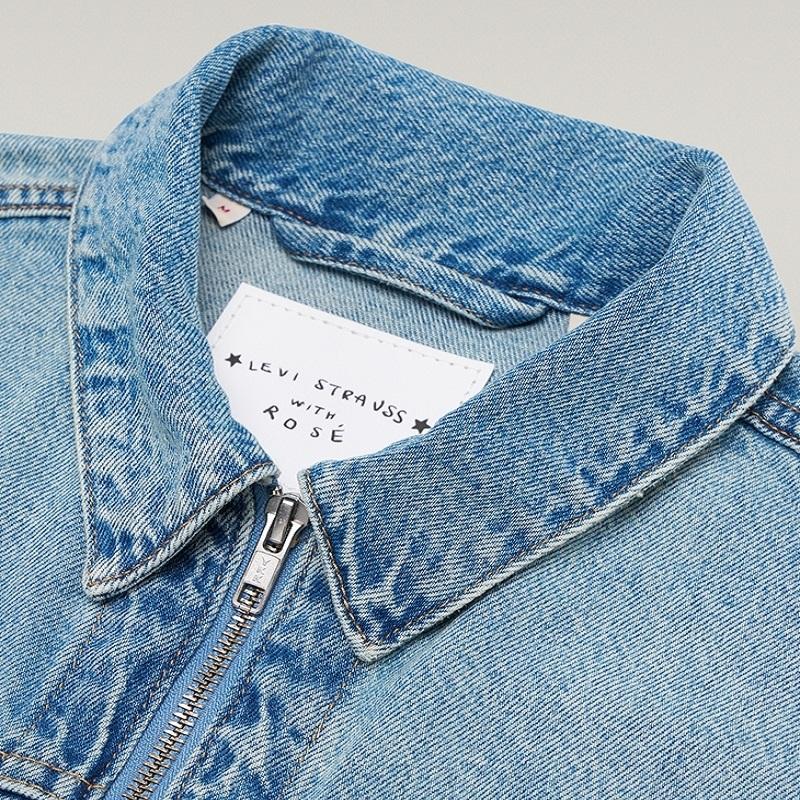 Levi's Denim Jackets Women's Light Blue Lapel Moderate 00C0A-0001