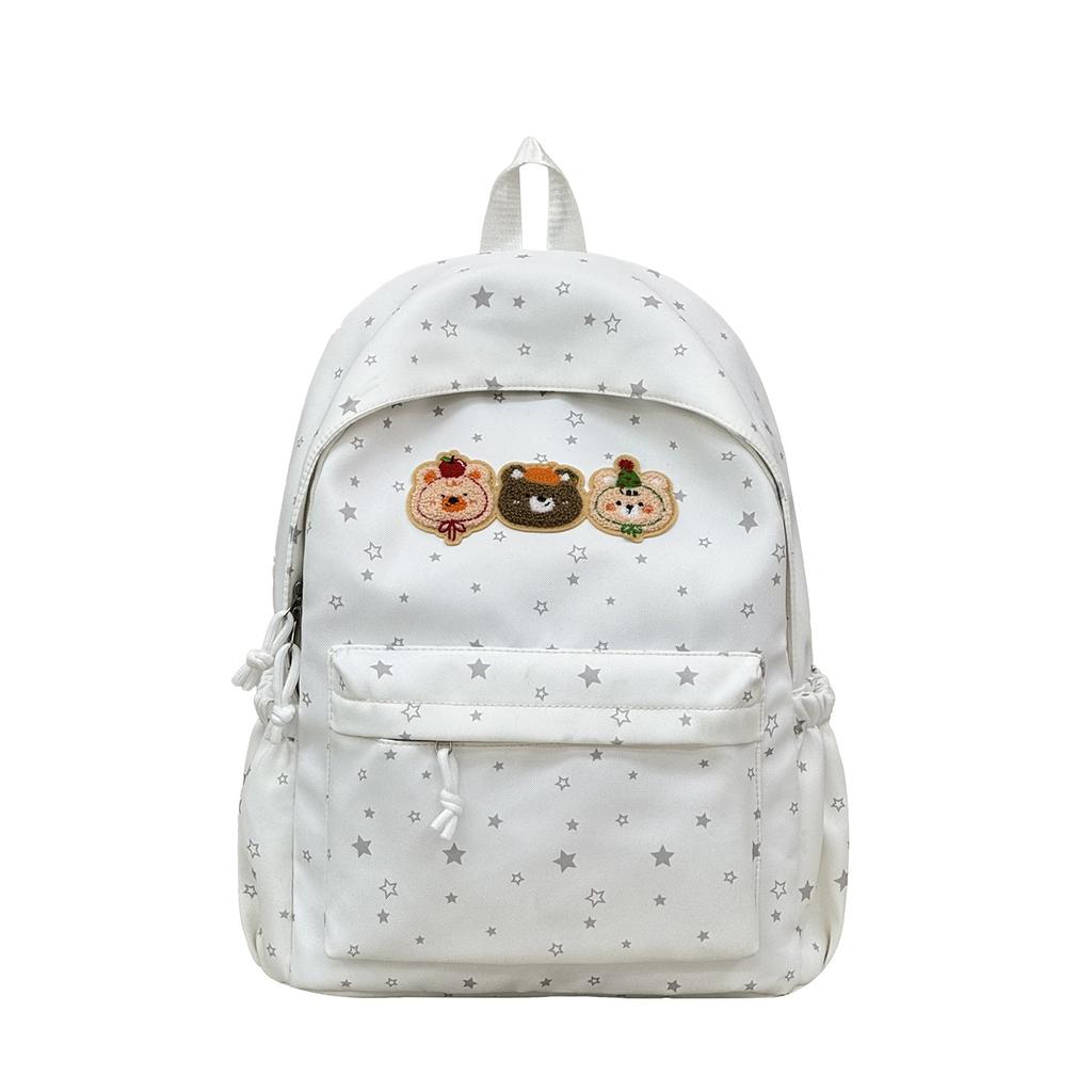 Schoolbag New Backpack Primary and Secondary School Schoolbag Female Cartoon Lightweight High Value Cute Dopamine Color Scheme Backpack