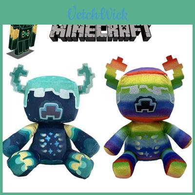 Minecraft Warden Plüschtier Superweich und Kuschelig Kindergeschenk für Weihnachten und Geburtstage