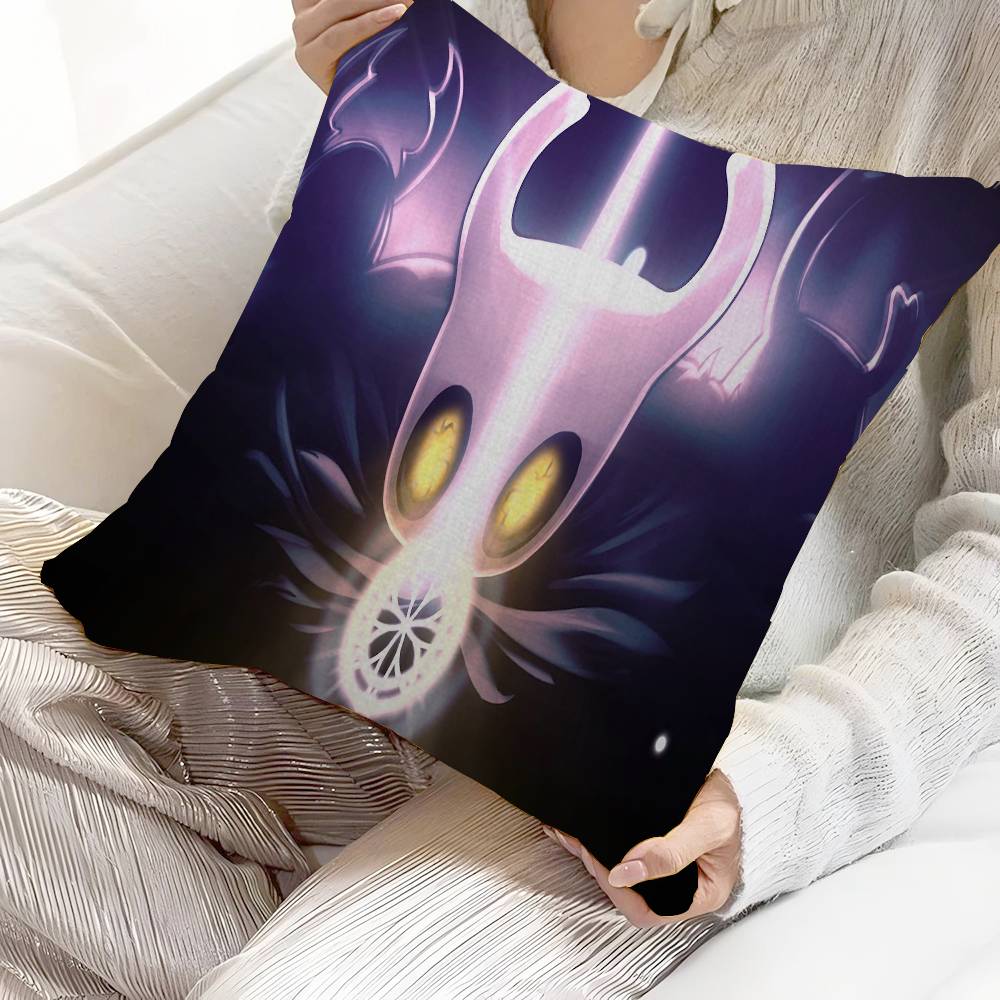 Anime H-Hollow K-Knight Kudde Gåva Hemmakontor Dekoration Sovrum Soffa Bil Kuddfodral 45x45