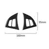 Carbon Fiber Steering Wheel Button Frame Decoration Cover Trim For BMW E70 2008-2013 Auto Styling Car Accessories