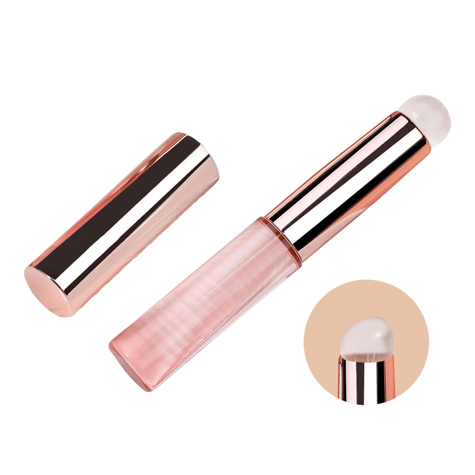 

Силиконовая кисть для ногтей Кисть для нанесения лака на ногти Аппликатор для нанесения макияжа Кисть для дизайна ногтей с круглой головкой Кисть для градиента на ногтях 1 прозрачный