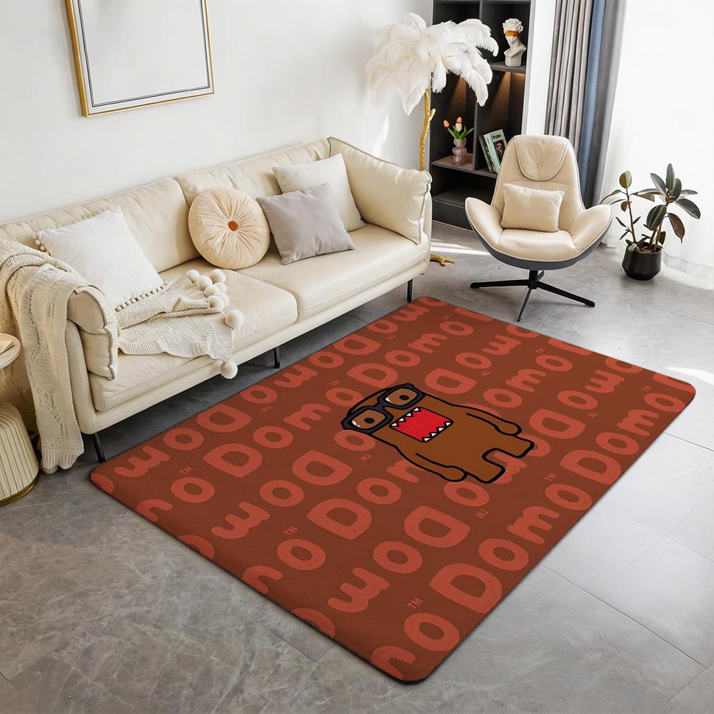 D Domo kun Japan Floor Mat Eco  Flannel Doormat Non Slip Odorless Indoor Floor Rug Soft Short Plush Home Mat