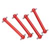 4pcs RC Metal Dog Bone Drive Shaft Front and Rear   Dog Bone for    02B 1Celsius10 RC Car Upgrade Parts