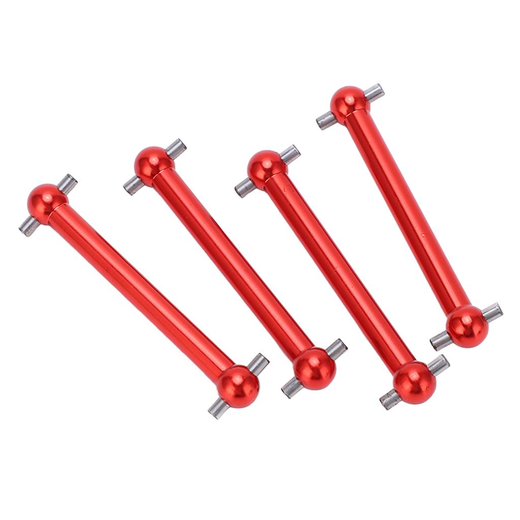 4pcs RC Metal Dog Bone Drive Shaft Front and Rear   Dog Bone for    02B 1Celsius10 RC Car Upgrade Parts