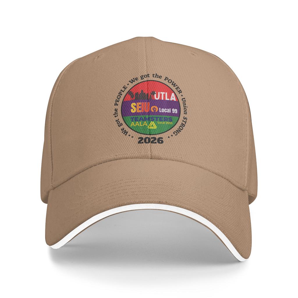 Labor Movement UTLA SEIU AALA We Got The People Sun Baseball Cap Summer Stylish Trucker Hat For Male Outdoor Sport Baseball Caps