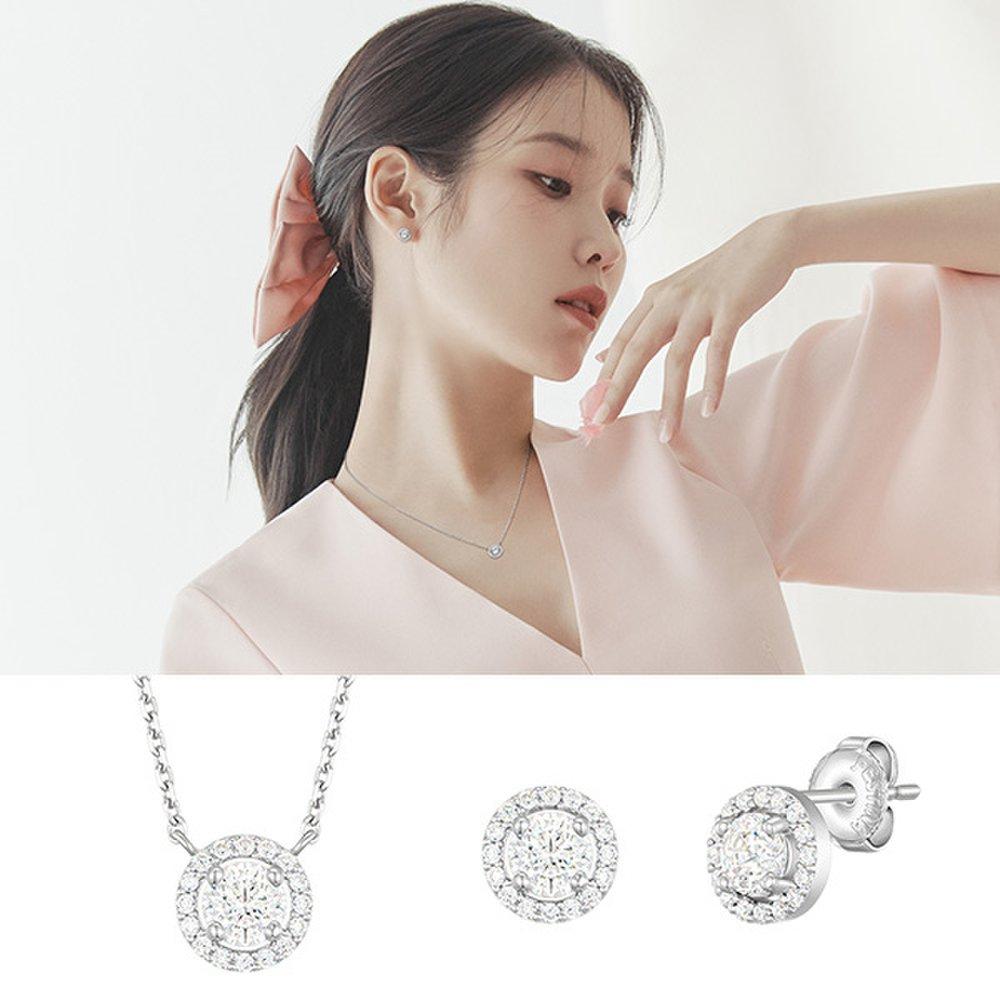 Whitemond Necklace and Earrings Set (Set-J0-0105)
