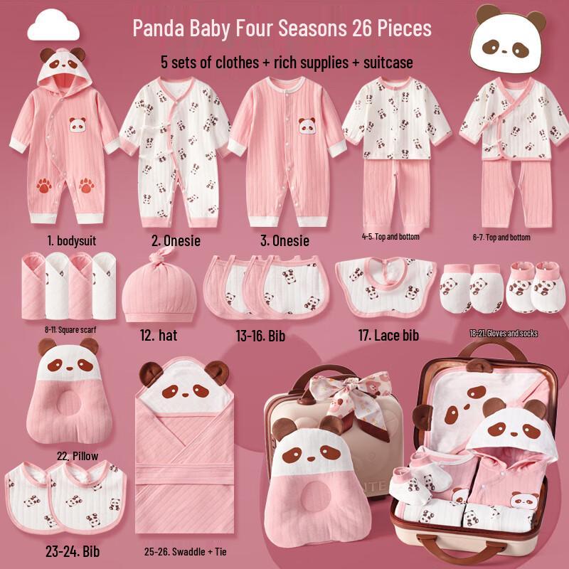 INSAHO Reines Baumwoll-Geschenkset für Neugeborene