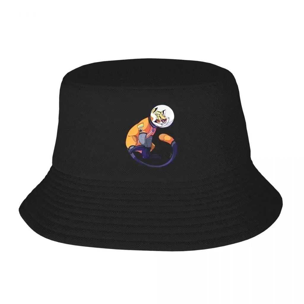 Tiger Astronaut Bucket Hat Panama For Unisex Women Bob Hats Reversible FisherUnisex Hats Summer Beach Fishing Unisex Caps