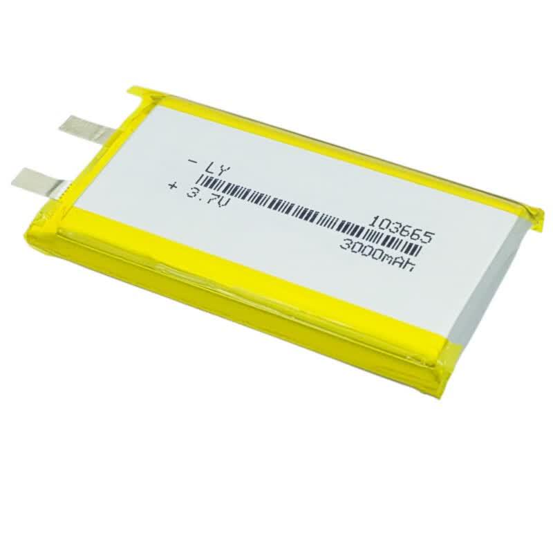 Rechargeable 3.7V Polymer Lithium Battery 103665
