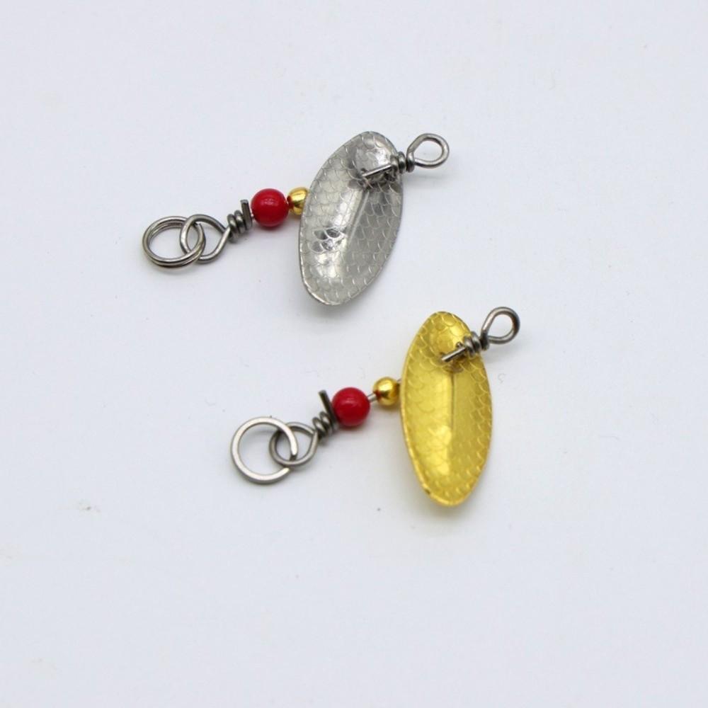 5pcs Water Drop Type Fishing Lure Spoon Metal Construction Composite Bait Lure  Fishing Accessories