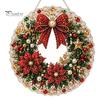Kristalltextur Ornamente Weihnachten DIY Falsche Diamantmalerei Hängend, Weihnachtsmannkranz Acryl Anhänger, Perlen Kreative Fensterdekorationen Perlen Handwerk