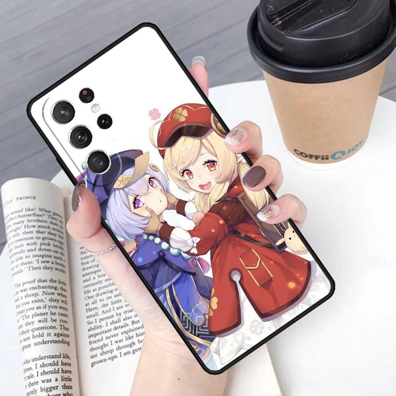 Genshin Impact Klee Phone Case Cover For Samsung Galaxy S24 S25 Ultra S21 S22 Ultra S10E Note 10 Plus Note 20 FE S23