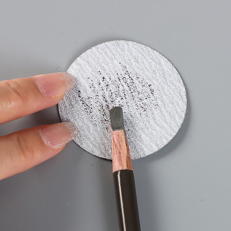10/20Pcs Eyebrow Pencil Sharpener Sandpaper Microblading Tattoo Sharpening Tip Thin Polish Eyebrows Pencil Makeup Tattoo Tools