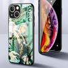 Glass Phone Cover Case for iPhone 17 Pro Max 11 16 15 Plus 8 Air 13 XR 12 14 OneS P-ieceS Luffy Zoro