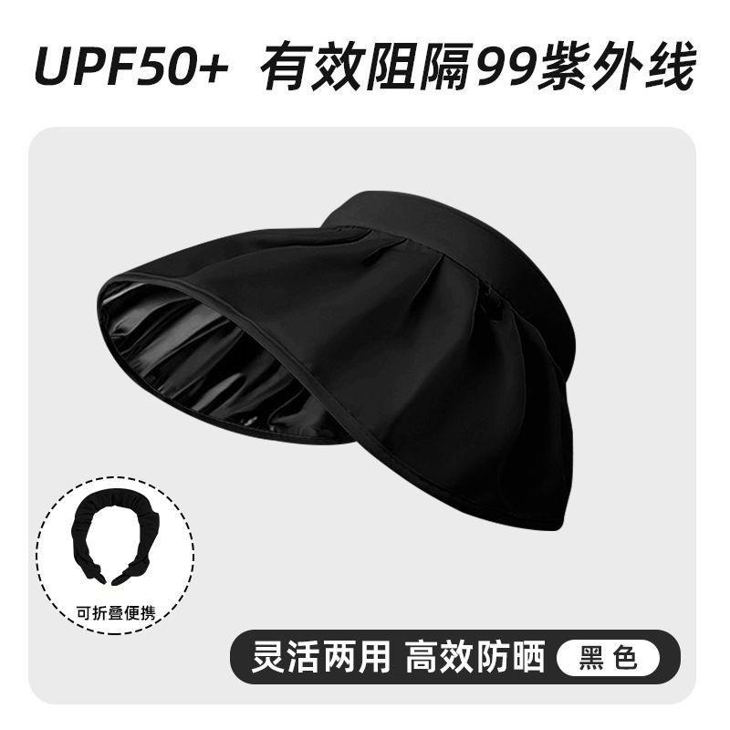 

Summer sunshade vinyl bow sunscreen hat women s Japan and Korea hat UV protection big eaves face covering sun empty top hat