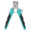 Haustier-Nagelknipser mit doppelten runden Löchern, Klingen aus Edelstahl, ergonomischer Krallenschneider für Katzen, Hunde, Kätzchen