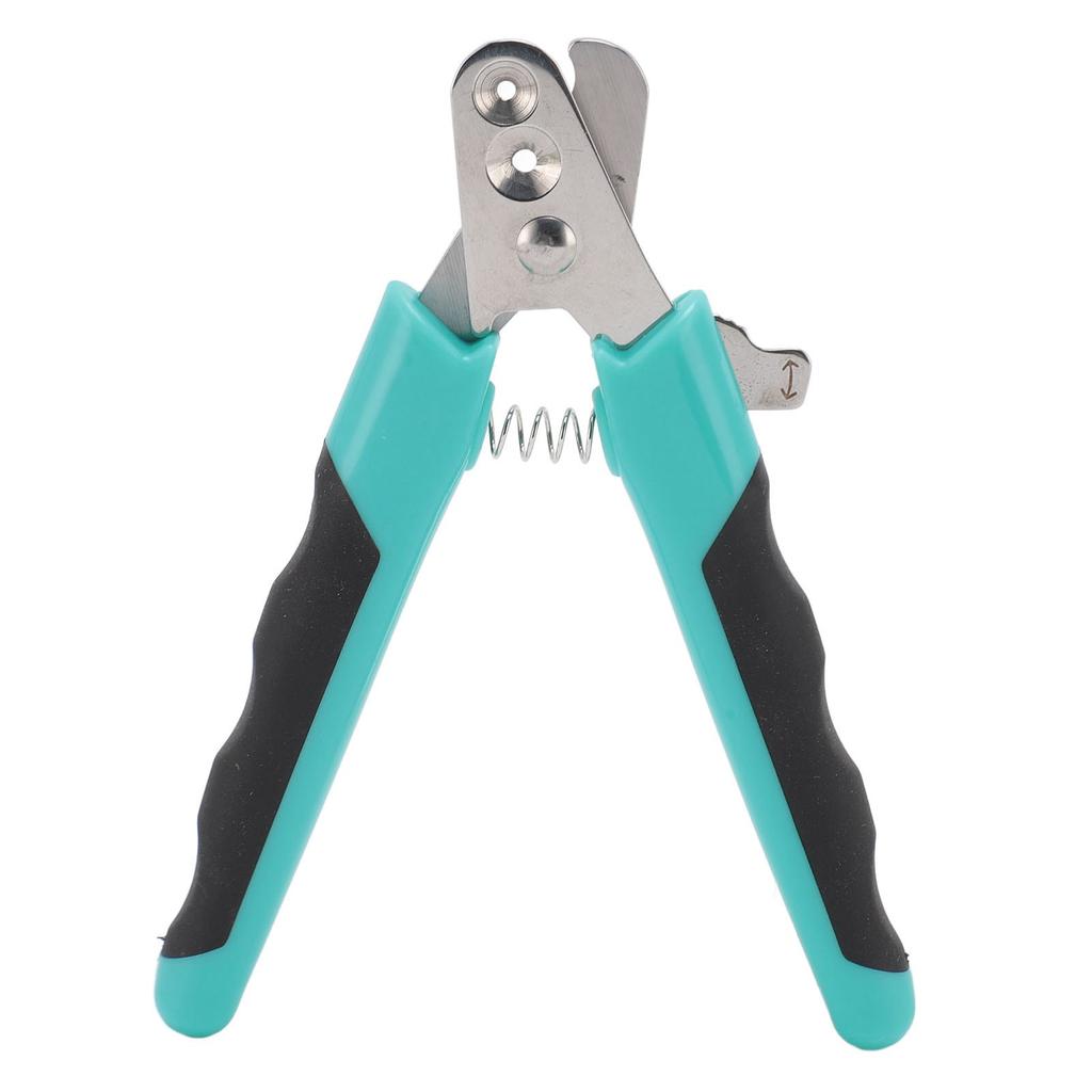 Haustier-Nagelknipser mit doppelten runden Löchern, Klingen aus Edelstahl, ergonomischer Krallenschneider für Katzen, Hunde, Kätzchen