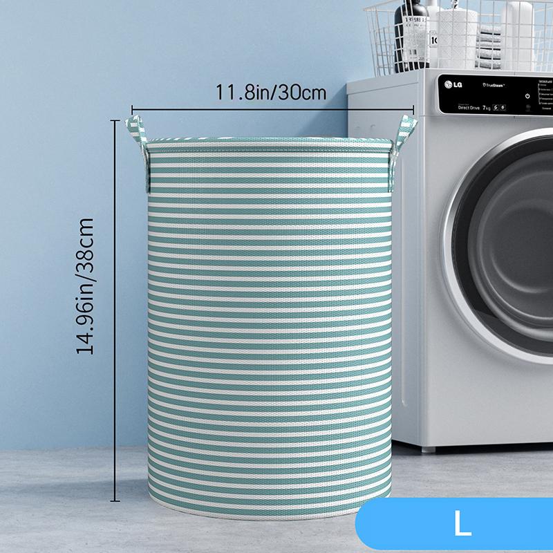 

Складная круглая корзина для грязного белья, хозяйственное ведро для хранения в ванной, сумка для хранения игрушечной одежды, органайзер L