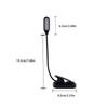 Adjustable LED Clip-On Desk Lamp Battery Powered Flexible Study Reading Battery Learning Book Lamp Portable Bedroom Light