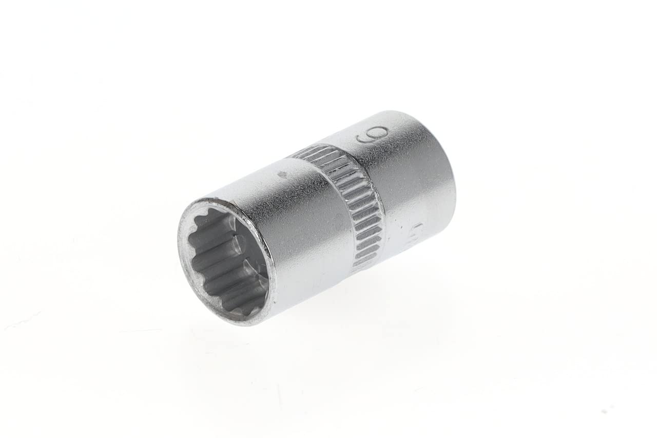 

Gedore 6225830 12-Point Socket, 9mm, 6.35mm Drive,
