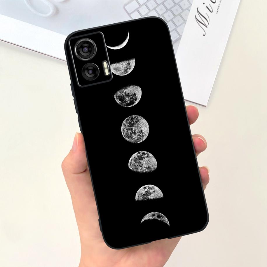 For Motorola Edge 30 Neo Case XT2245-1 Cute Cartoon Cat Painted Bumper Soft Silicone Cover For Motorola Edge 30 Lite 2022 Fundas