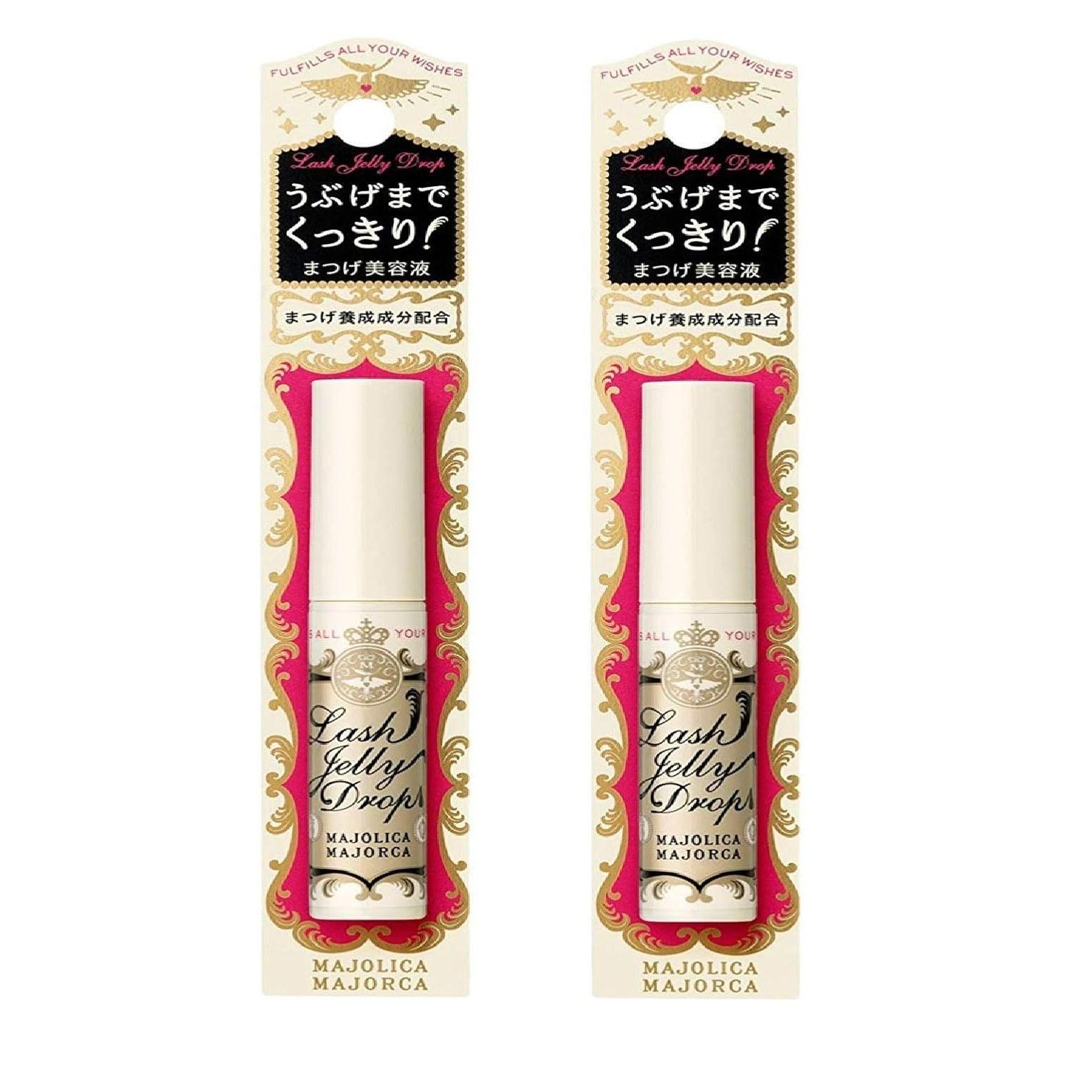 Сыворотка-гель для ресниц Lash Jelly Drop EX 5,3 г, 2 шт. Majolica Majorca Укрепление, блеск, даже тонкие волоски Сыворотка для ресниц