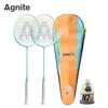Agnite FH136 Lyser upp Järnlegering Badmintonracket Set