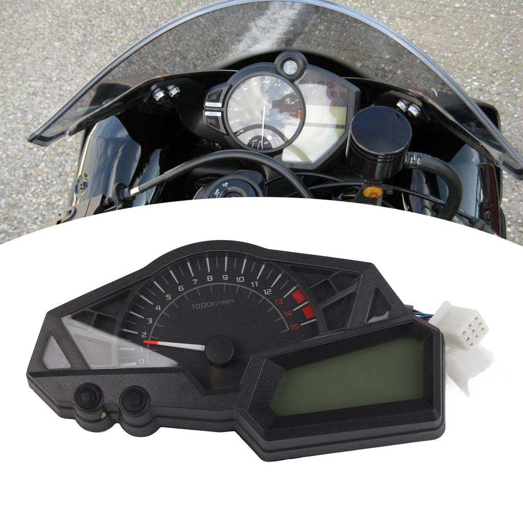 LCD Motorrad Tacho Drehzahlmesser Kraftstoffanzeige 15000 U/min Passend für NINJA 300