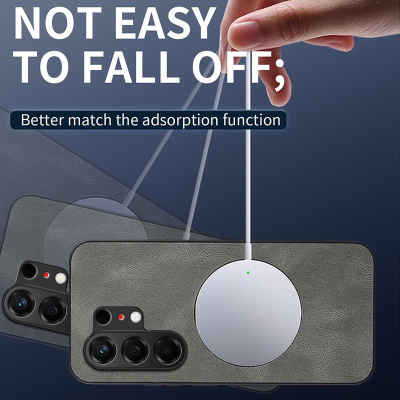 For Tecno Camon 50 Pro 4G/Camon 50Pro 4G Case Simple Stylish Magnetic Suction Luxury PU Leather Skin-friendly Anti-drop Cover