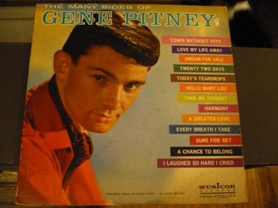 LP Record GENE PITNEY - Many Sides Of Gene Pitney MM2001 MUSICOR 1962 US Rock Used