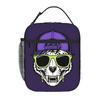 1 Piece Portable Lunch Container Cool Tiger Zipper Closure Durable Pocket Skull For Lunch Lunch Box Bag