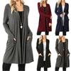 Autumn Winter Women Cardigans Casual Warm Coat Mid-length Knitted Outerwear With Premium Quality Materials
