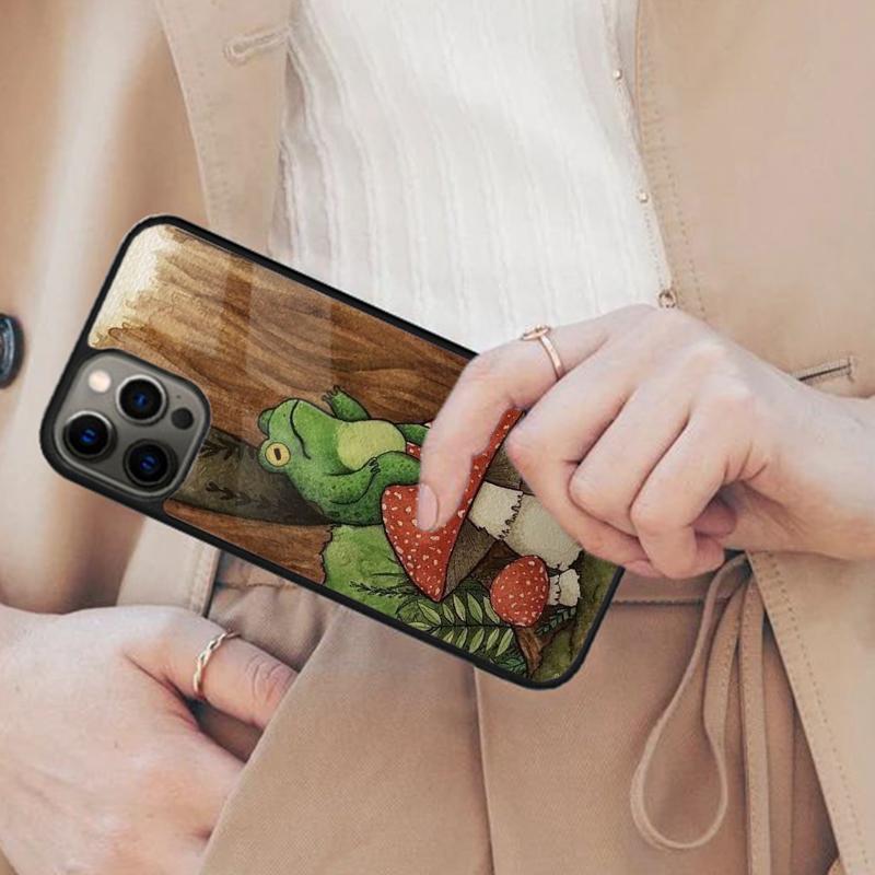 CUTE GREEN TREE FROG Magnetic Phone Case For APPLE iPhone 17 Air 16 14 13 12 Pro Max 15 Plus Wireless Charge With MagSafe Cover
