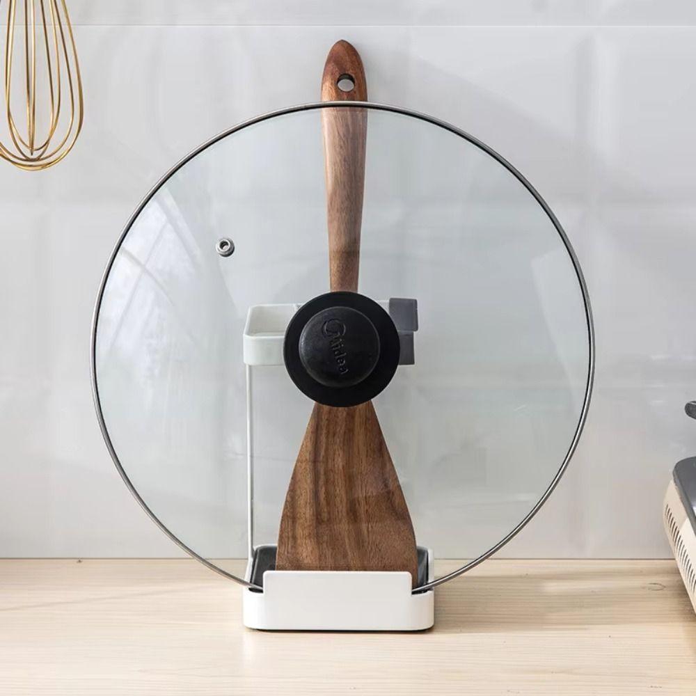 Multi-Function Lid and Spoon Rest Holder Tableware Storage Pot Lid Organizer Rack  Mobile