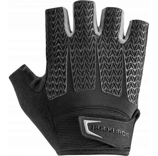 Велосипедные перчатки Rockbros S169BGR gel-полстер M