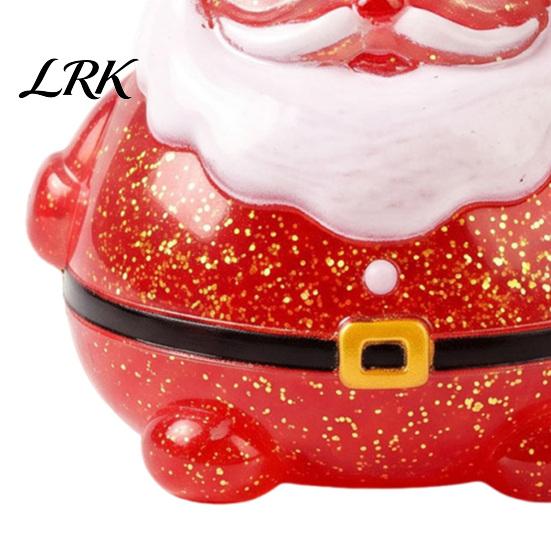 Creative Santa Claus Figures Squeeze Toy, Slow Rising Maltose Stress Relief Fidget with Holiday Party Favors Glitter, Soft TPR Christmas Pinch Fun Toy