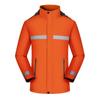 Reflective Fleece-Lined Windproof Rainproof Workwear Jacket with Custom Logo