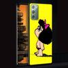 Cartoon Cute Mafalda Case for Samsung Galaxy Note 20 Ultra 8 10 Lite 9 TPU Phone Cover Note 10 Plus Black Soft Shell Funda Capa