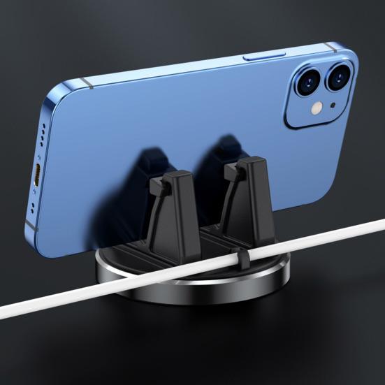 Car Dashboard Mobile Phone Holder 360 Rotating Base Non Slip Mat Universal