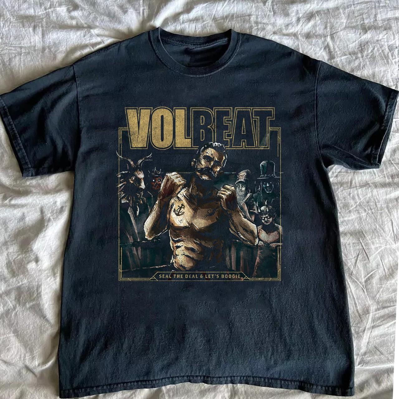 Volbeat Seal The Deal & Let s Boogie Unisex Black T-shirt Size S-5XL XL